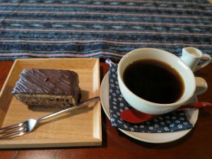 チョコケーキとコーヒーIMG_0329