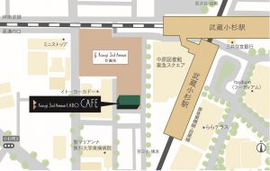 K3A LABO CAFE 地図