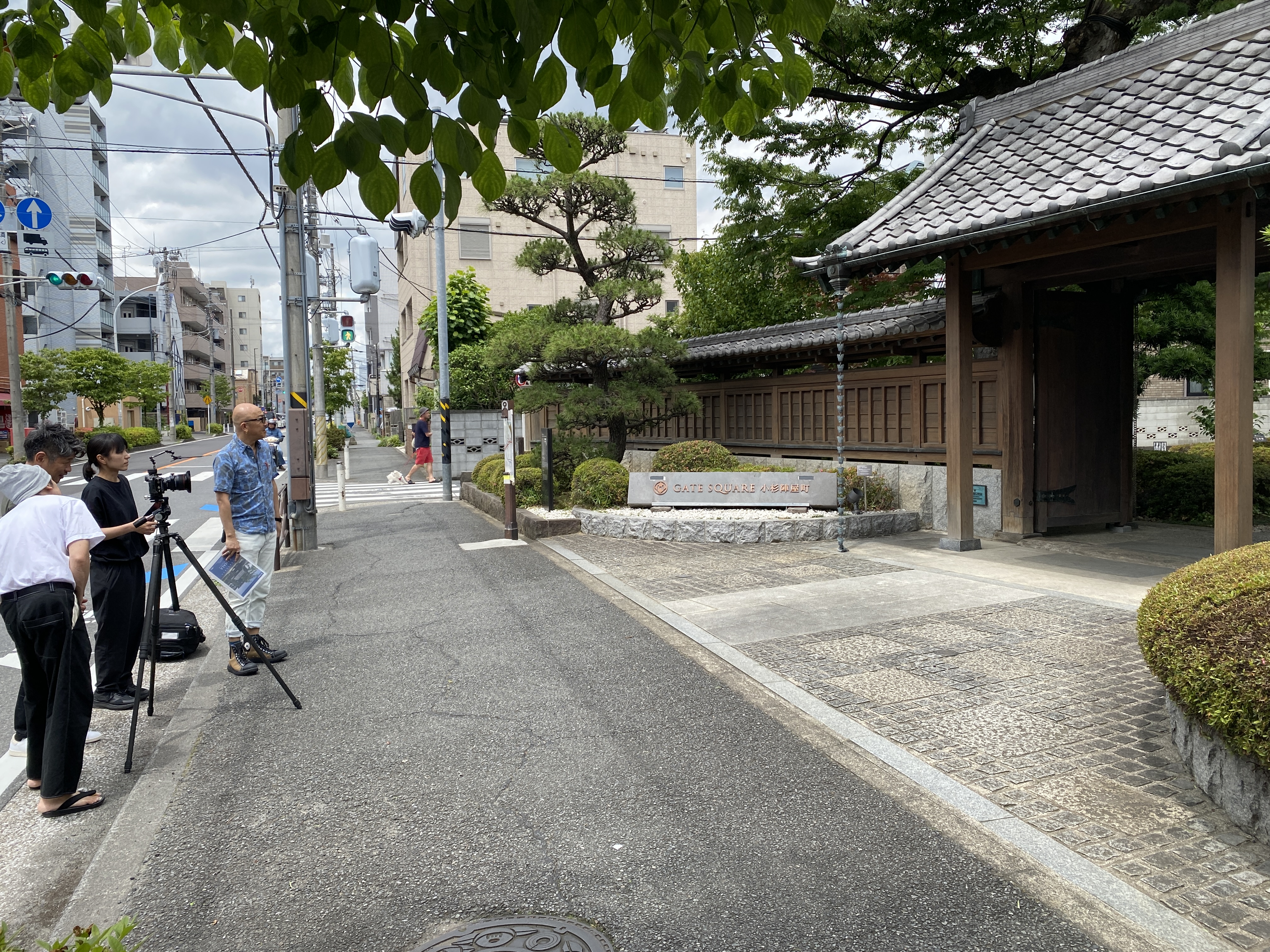 撮影の様子