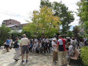 陣屋門プラザ到着