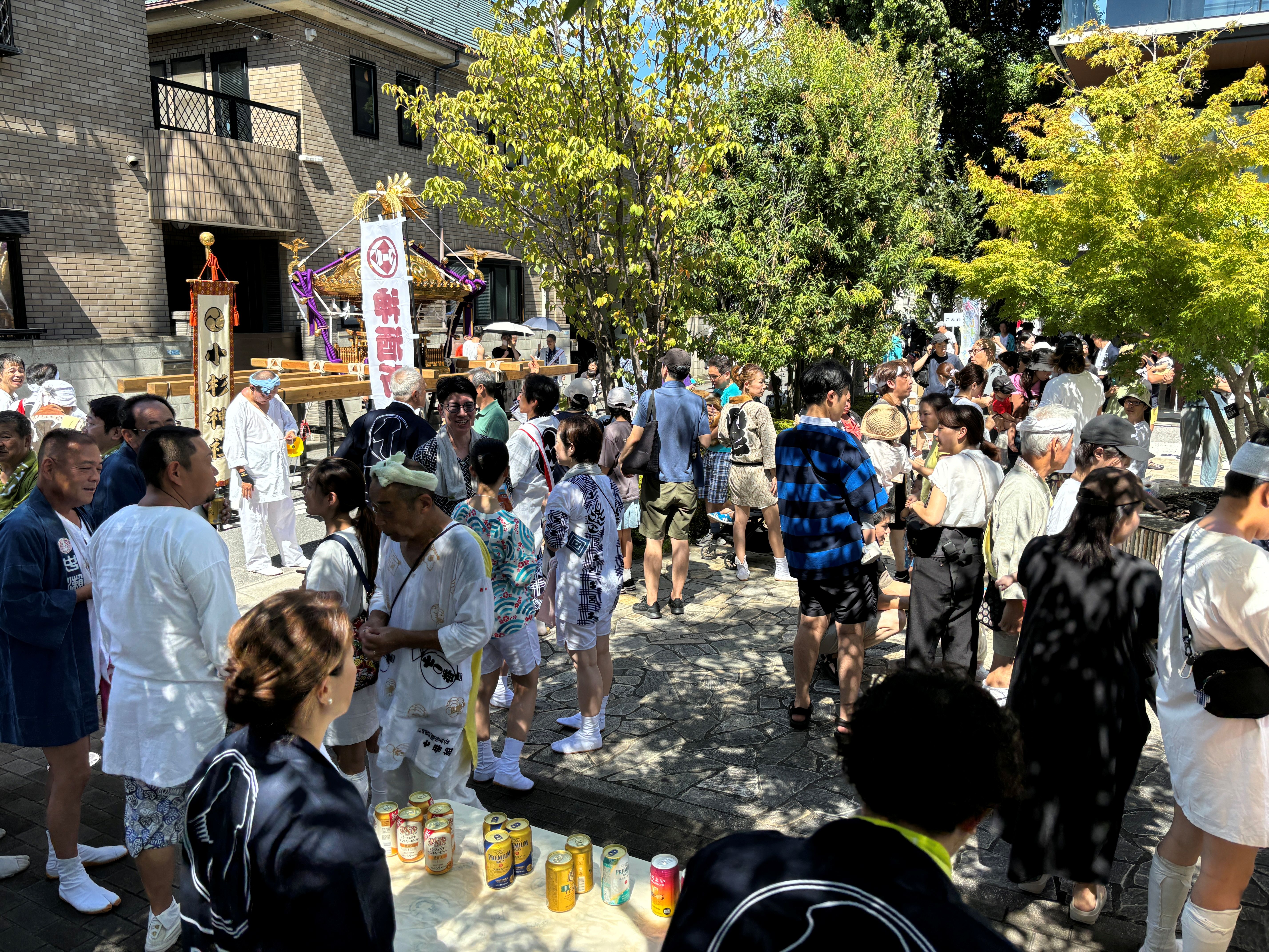 2024年陣屋門プラザでのもてなしの様子