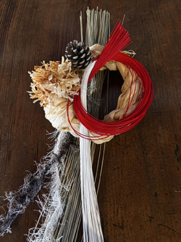 製作するお正月のお花イメージ